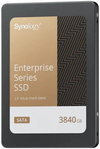 درایو حالت جامد داخلی SATA 2.5 اینچی سری Enterprise سینولوژی، تا 67,000 IOPS نوشتن 4K، تا 11,460 TBW برای حجم کاری 24/7 Enterprise، به‌روزرسانی سیستم عامل درایو با یک کلیک از طریق DSM | SAT5220-3840G