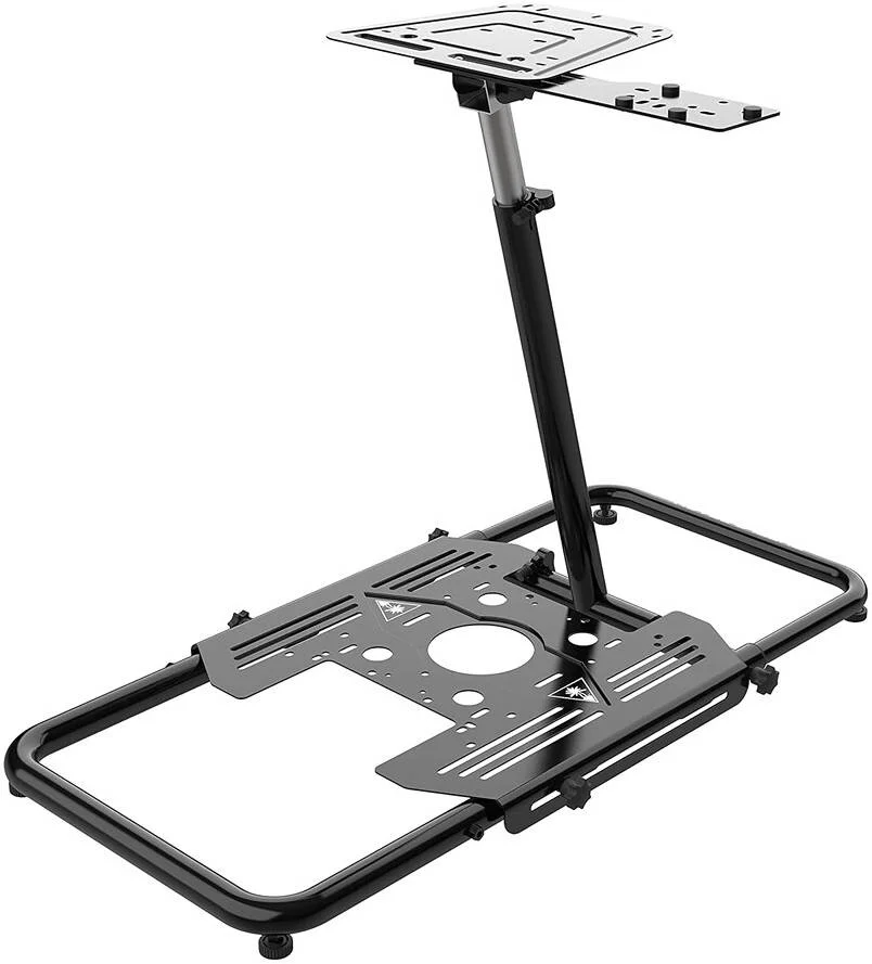 پایه شبیه ساز Turtle Beach VelocityOne، تنظیم تدریجی ارتفاع، طول، زاویه و شیب، ساختار فولادی محکم، سازگاری جهانی، پایه های لاستیکی قابل تنظیم، مشکی | VelocityStand