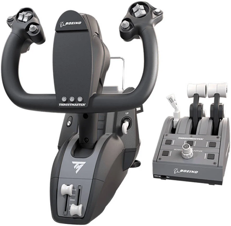 مجموعه پرواز بوئینگ Thrustmaster - بسته یوک TCA نسخه بوئینگ + پدال های رادر Thrustmaster T.Flight