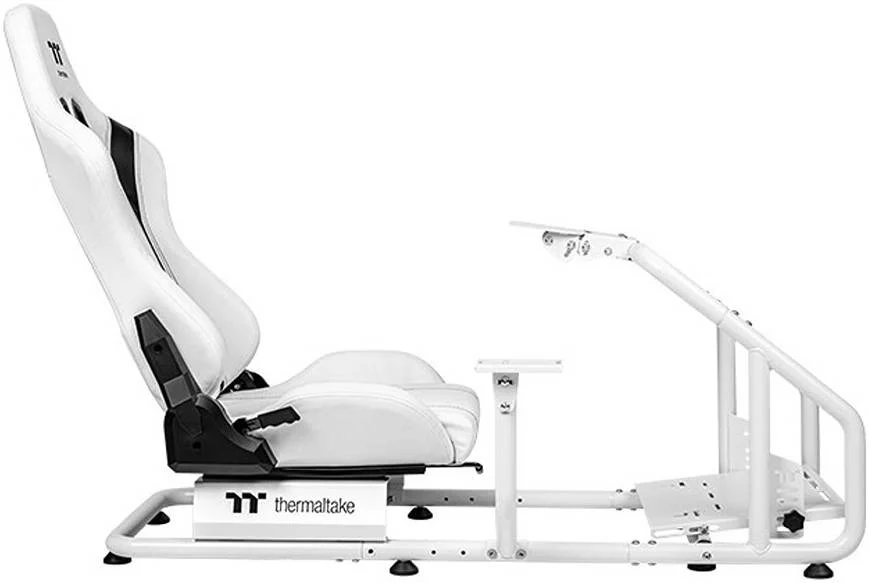 مجموعه شبیه ساز مسابقه ترمالتیک Direct Drive - کابین خلبان شبیه ساز مسابقه GR300 Snow + فرمان مسابقه Direct Drive G6 به همراه پدال