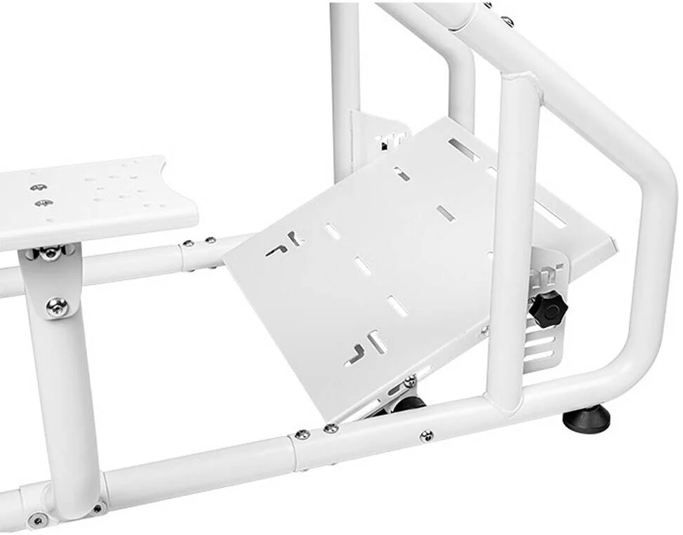 مجموعه شبیه ساز مسابقه ترمالتیک Direct Drive - کابین خلبان شبیه ساز مسابقه GR300 Snow + فرمان مسابقه Direct Drive G6 به همراه پدال