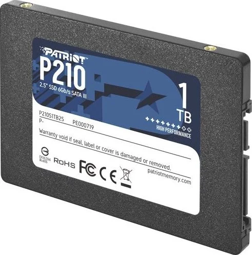 درایو حالت جامد داخلی Patriot P210 SATA III 1TB، اندازه 2.5 اینچ