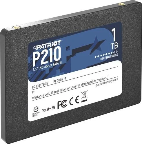 درایو حالت جامد داخلی Patriot P210 SATA III 1TB، اندازه 2.5 اینچ