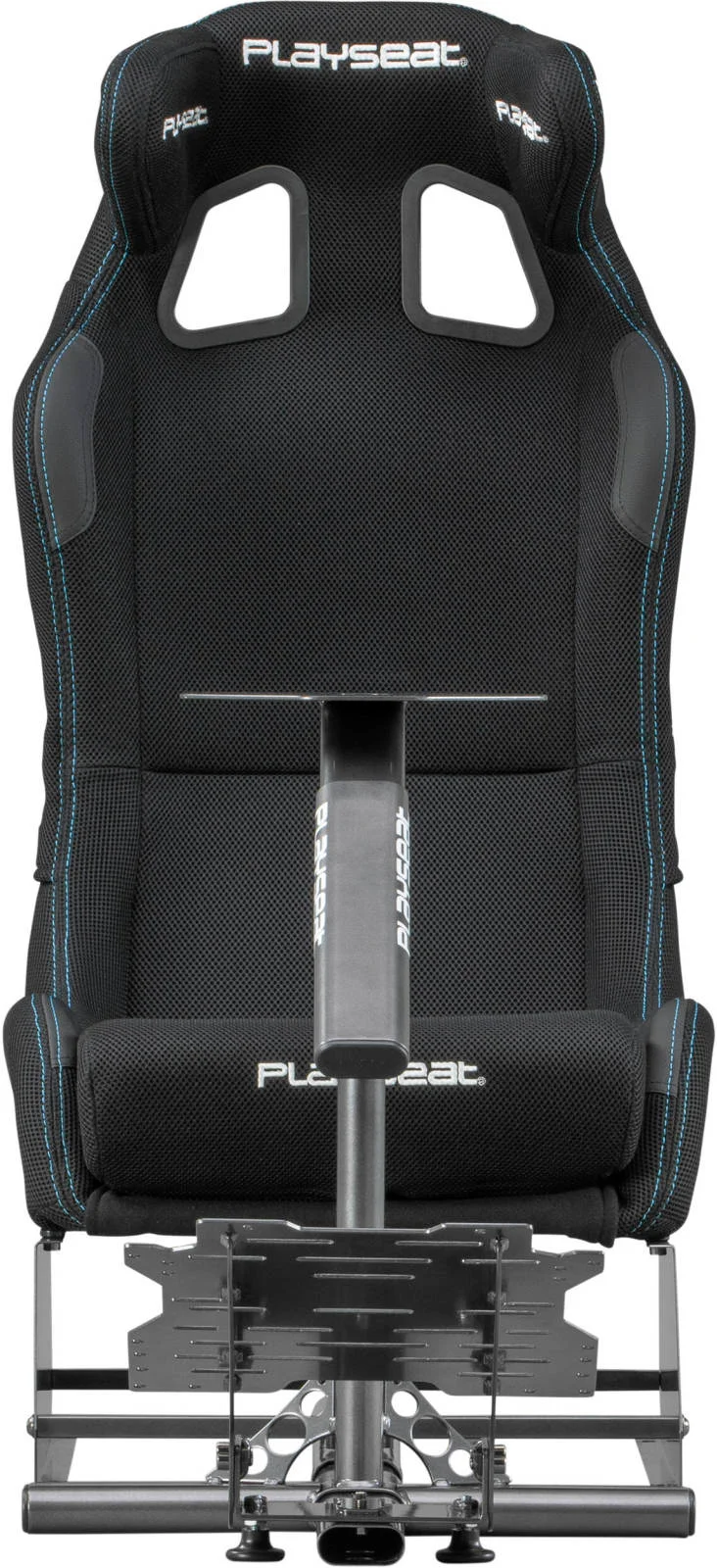 صندلی مسابقه ای Playseat Evolution Pro ActiFit، طراحی تاشو، پارچه ActiFit، صفحات فرمان و پدال قابل تنظیم، حداکثر ظرفیت وزن 123 کیلوگرم، سازگار با اکثر سیستم های بازی، مشکی | REP00262