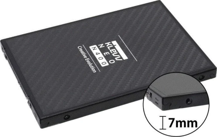 درایو حالت جامد داخلی Klevv Neo N400 با ظرفیت 120 گیگابایت، رابط SATA Revision 3.2 6Gb/s، سرعت خواندن ترتیبی تا 500 مگابایت بر ثانیه، 50 ترابایت نوشته شده، مشکی | K120GSSDS3-N40