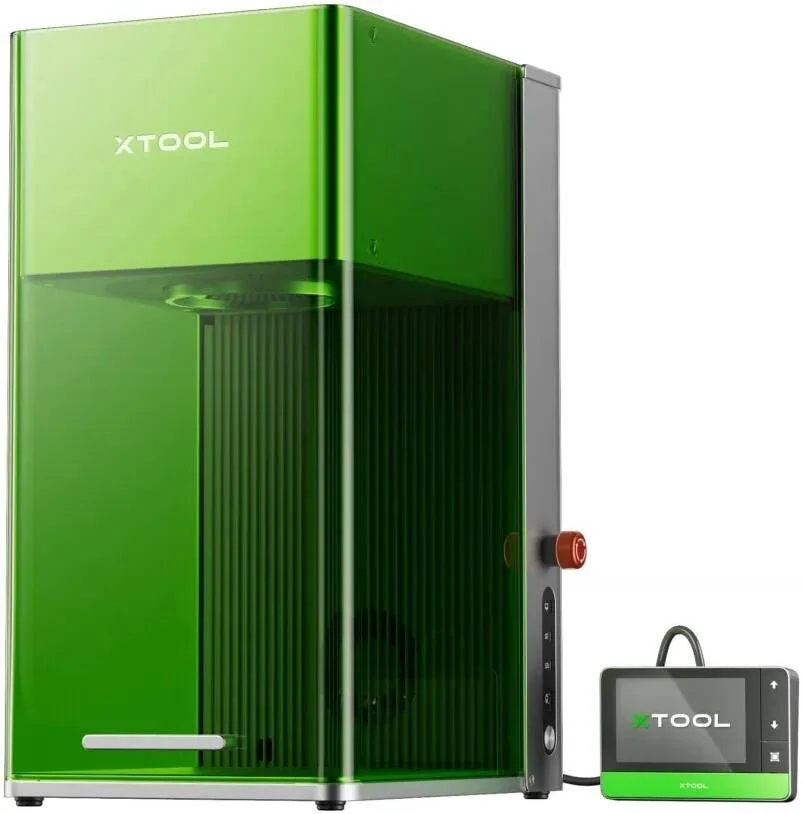 دستگاه حکاکی لیزری دوگانه xTool F1 Ultra 20W فیبر + دیود، سرعت 10000mm/s، حکاکی عمیق فلزات، برش نازک و پردازش خودکار دسته‌ای با محفظه ایمنی | F1 Ultra