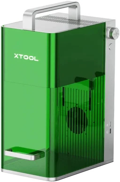 دستگاه حکاکی لیزری پرسرعت و قابل حمل xTool F1، دستگاه حکاکی لیزری دوگانه با لیزر دیودی 10 واتی و لیزر مادون قرمز 2 واتی، سرعت فوق العاده سریع 4000 میلی متر بر ثانیه، حکاکی دقیق فلزات و مواد، ناحیه کار 115x115 میلی متر | F1