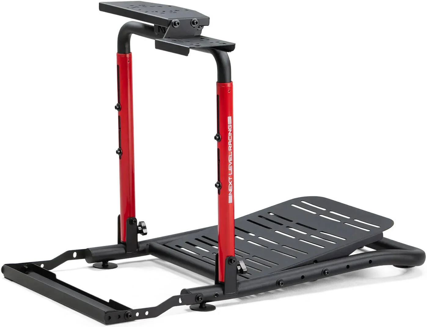 پایه فرمان مسابقه Next Level Racing Wheel Stand Lite 2.0، تاشو سریع و آسان، تنظیم ارتفاع، فاصله و زاویه، مشکی | NLR-S040