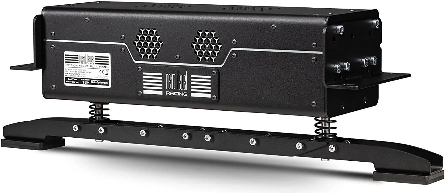 پلتفرم حرکت Next Level Racing Motion Plus، شبیه سازی حرکت کامل شاسی خودرو، سازگار با اکوسیستم NLR، سازگار با بازی های مسابقه ای و پروازی PC، کار با VR، مشکی | NLR-M007