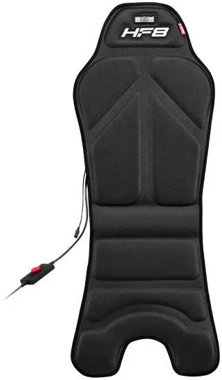 پد گیمینگ بازخورد لمسی Next Level Racing HF8، دارای 8 موتور لرزشی، چرخ کنترل داخلی، مناسب برای اکثر صندلی‌ها و صندلی‌های شبیه‌ساز، کانکتور USB-A، جک صوتی 3.5 میلی‌متری، مشکی | NLR-G001