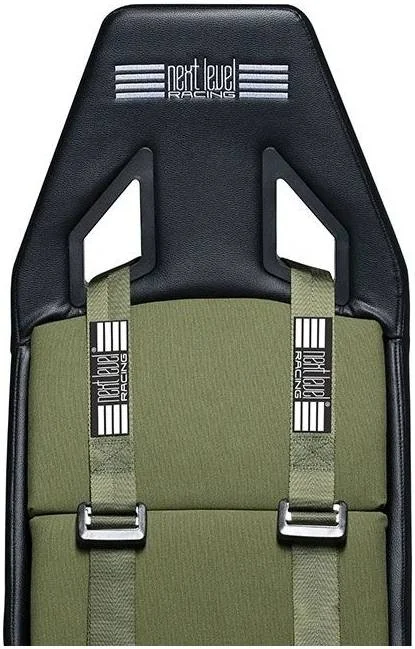 شبیه ساز پرواز Next Level Racing، نسخه نظامی بوئینگ، کابین خلبان اختصاصی، سازگار با تجهیزات الکترونیکی پرواز، تنظیمات گسترده، روکش صندلی بوم سبز، مشکی/سبز | NLR-S028