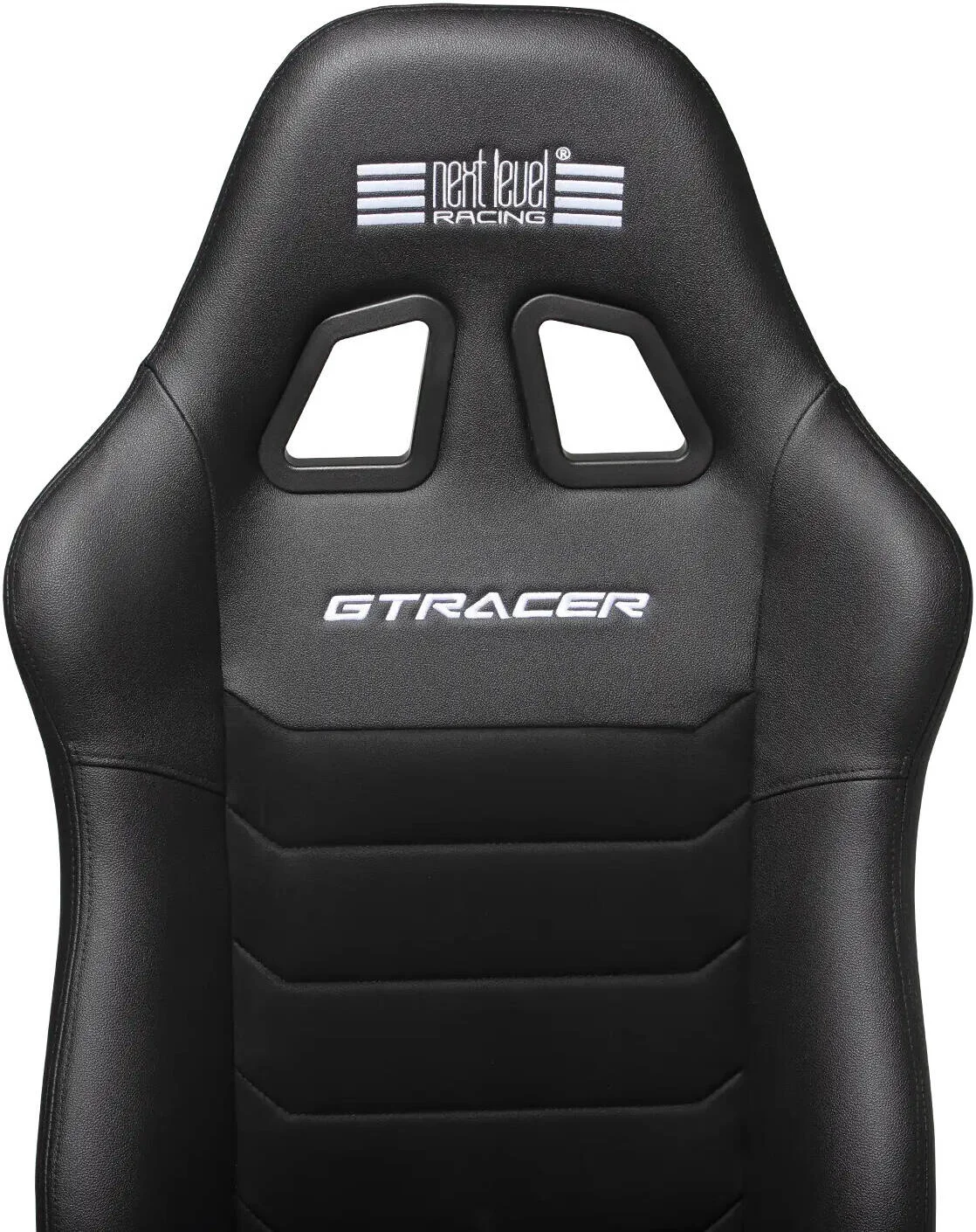 کاکپیت مسابقه ای Next Level Racing GTRacer 2.0، صندلی های تکیه گاه دوبل ارتقا یافته، پشتیبانی یکپارچه از شیفتر و ترمز دستی، سینی پدال قابل تنظیم طراحی شده، لغزنده های صندلی بهبود یافته | NLR-R007