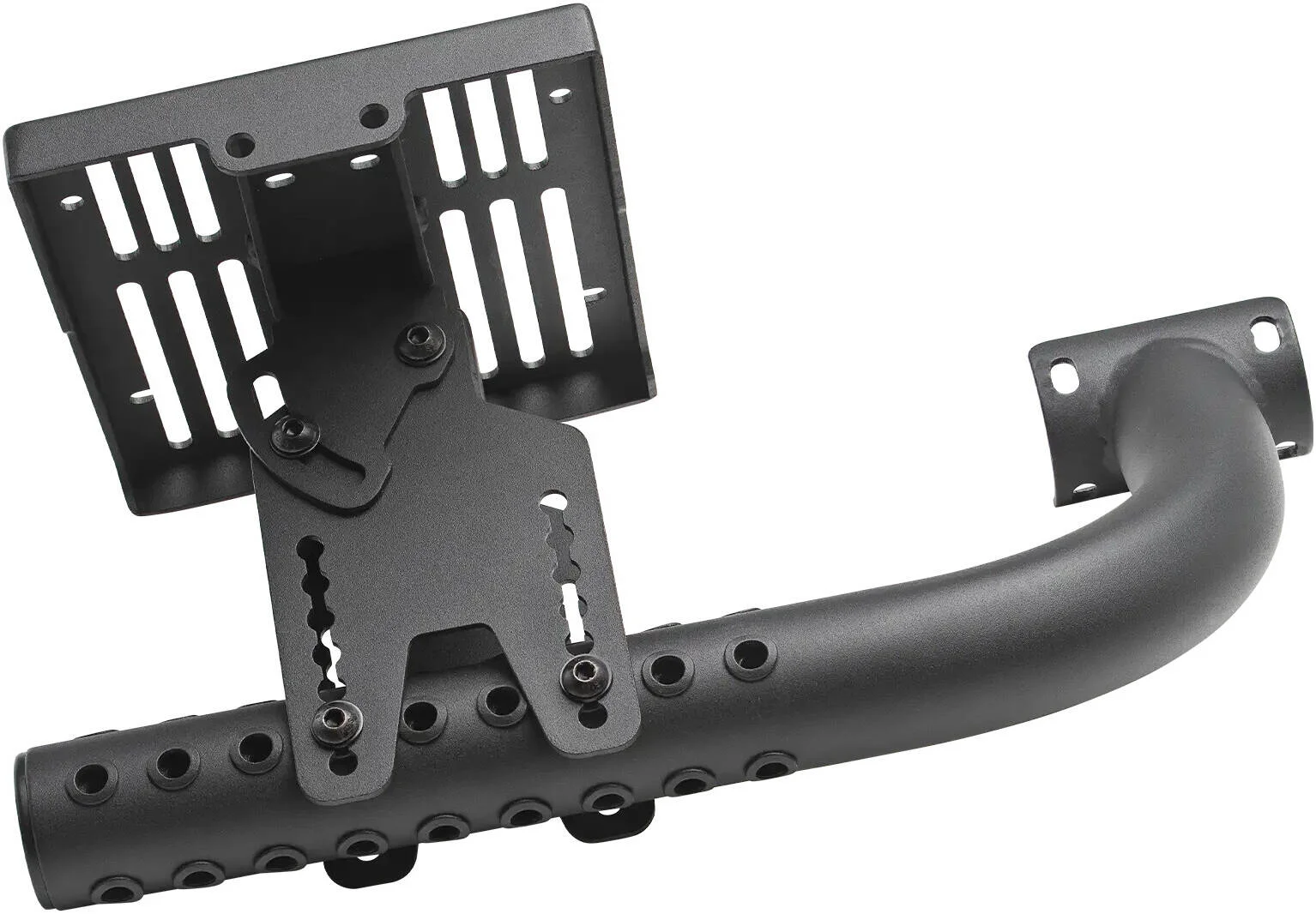 بازوی الحاقی اهرم دنده و ترمز دستی Next Level Racing F-GT Pro، نصب چپ/راست، لوله فولادی 50 میلی‌متری (2 اینچی)، قطعات فولاد کربنی، مشکی | NLR-R005