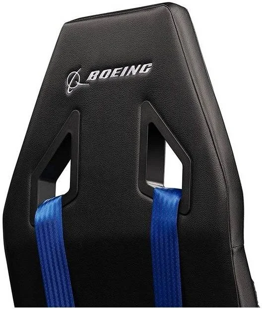 شبیه ساز پرواز Next Level Racing نسخه تجاری بوئینگ، کابین خلبان اختصاصی پرواز، طیف گسترده ای از تنظیمات، روکش صندلی پشمی مصنوعی، سازگار با لوازم الکترونیکی پرواز، مشکی/آبی | NLR-S027