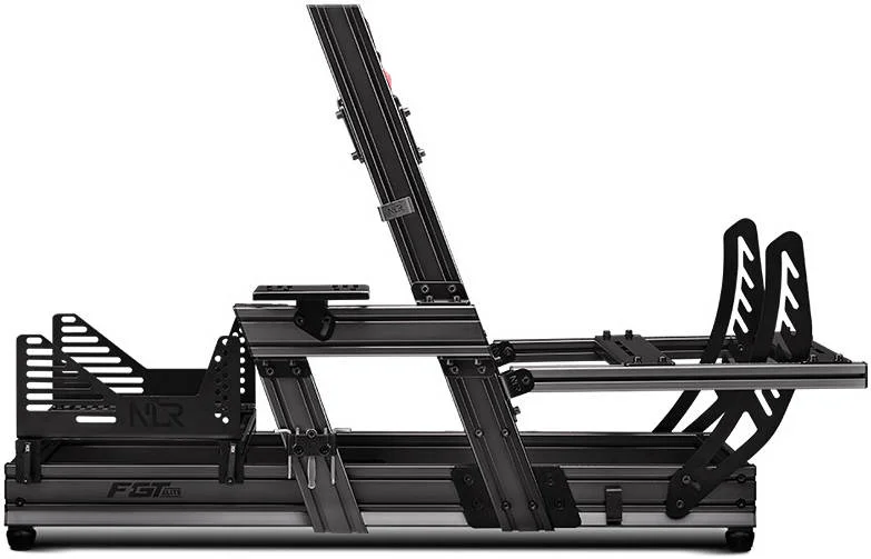 نکست لول ریسینگ F-GT Elite نسخه نصب از جلو و کنار، پشتیبانی نصب محکم و بسیار قابل تنظیم، آلومینیوم اکسترود شده با شیار T، خاکستری | NLR-E003