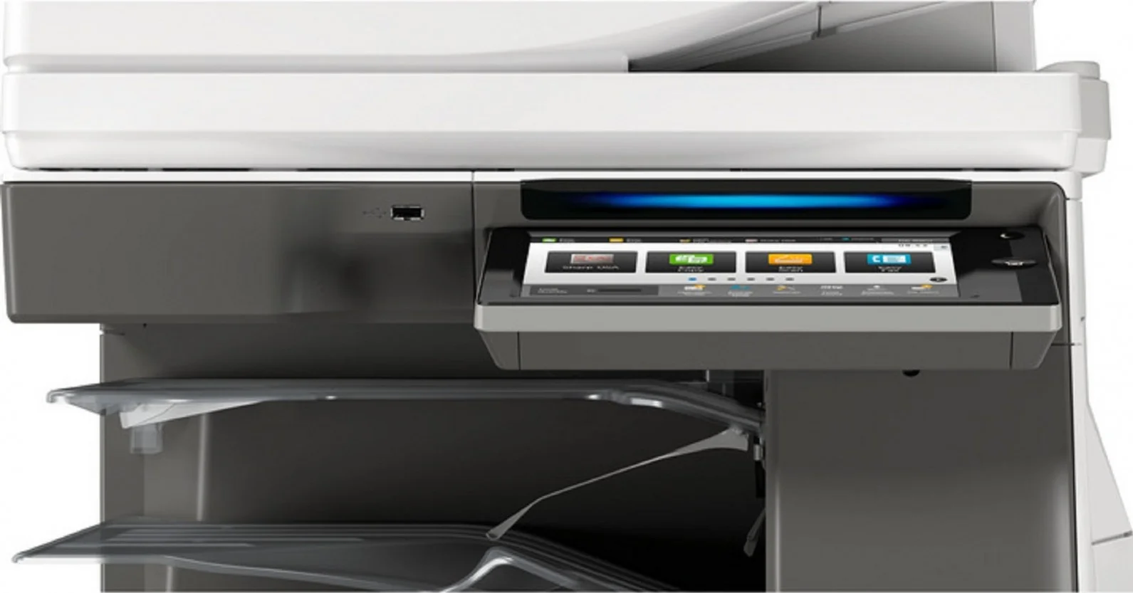 پرینتر چند منظوره شارپ MX-M4051 با پنل LCD 7 اینچی، سایز کاغذ A5-A3W، رزولوشن 600 x 600، سرعت 40 صفحه در دقیقه، ظرفیت سینی کاغذ 550 برگ، انتقال کپی/پرینت/اسکن، 2 سینی | MX-M4051 پرینتر چند منظوره شارپ MX-M4051 با پنل LCD 7 اینچی، سایز کاغذ A5-A3W، رزولوشن 600 x 600، سرعت 40 صفحه در دقیقه، ظرفیت سینی کاغذ 550 برگ، انتقال کپی/پرینت/اسکن، 2 سینی | MX-M4051