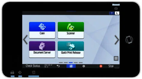 پرینتر چندکاره سیاه و سفید A4 ریکو IM 370، سرعت چاپ 3.8 ثانیه، حداکثر رزولوشن 1200 x 1200 dpi، ظرفیت SPDF 50 برگی، پردازنده Marvell 88PA6270 1.2GHz، سفید | IM 370 پرینتر چندکاره سیاه و سفید A4 ریکو IM 370، سرعت چاپ 3.8 ثانیه، حداکثر رزولوشن 1200 x 1200 dpi، ظرفیت SPDF 50 برگی، پردازنده Marvell 88PA6270 1.2GHz، سفید | IM 370