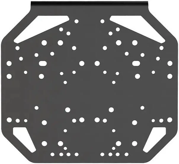 صفحه نصب جهانی MOZA، ارتفاع قابل تنظیم 84 و 122 میلی‌متر، نصب ترمز دستی HBP، نصب پروفیل آلومینیومی 40 میلی‌متری، ساختار فولادی با استحکام بالا | UNVRSL-MNT