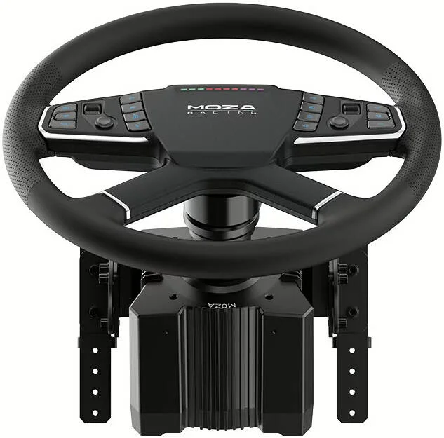 بسته MOZA R5 Truck، سیستم Direct Drive، حداکثر گشتاور 5.5 نیوتن متر، جنس رینگ فرمان آلومینیوم درجه یک هوافضا، فرمان 400 میلی متری، پدال های SR-P Lite، مشکی | R5-Truck-Bundle بسته MOZA R5 Truck، سیستم Direct Drive، حداکثر گشتاور 5.5 نیوتن متر، جنس رینگ فرمان آلومینیوم درجه یک هوافضا، فرمان 400 میلی متری، پدال های SR-P Lite، مشکی | R5-Truck-Bundle