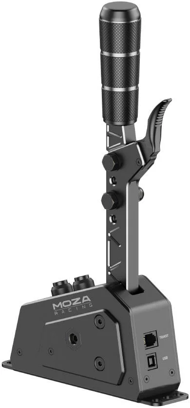 دنده ترتیبی MOZA SGP، دسته چند منظوره، سنسور هال غیر تماسی پایدار، دکمه های مکانیکی با نور پس زمینه RGB پویا، ساختار تمام فلزی، مشکی | SGP