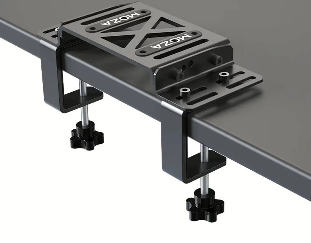 گیره رومیزی MOZA R9، صفحه فولادی 5 میلی متری با استحکام بالا، پایه محکم با دو پیچ فلزی، مشکی | RS12