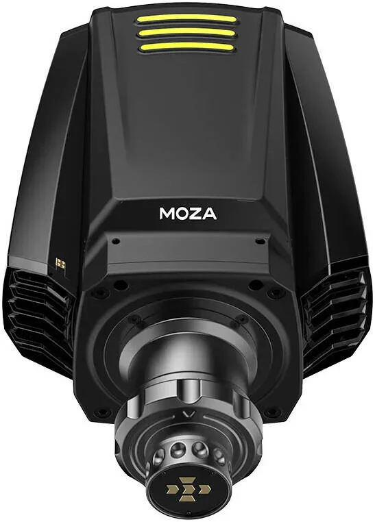 پایه فرمان MOZA R16 V2، گشتاور اوج 16 نیوتن متر، موتور سروو قطب مایل، الگوریتم بازخورد نیرو NexGen 4.0، رمزگذار مغناطیسی 21 بیتی، سیستم کنترل دمای هوشمند | R16 V2