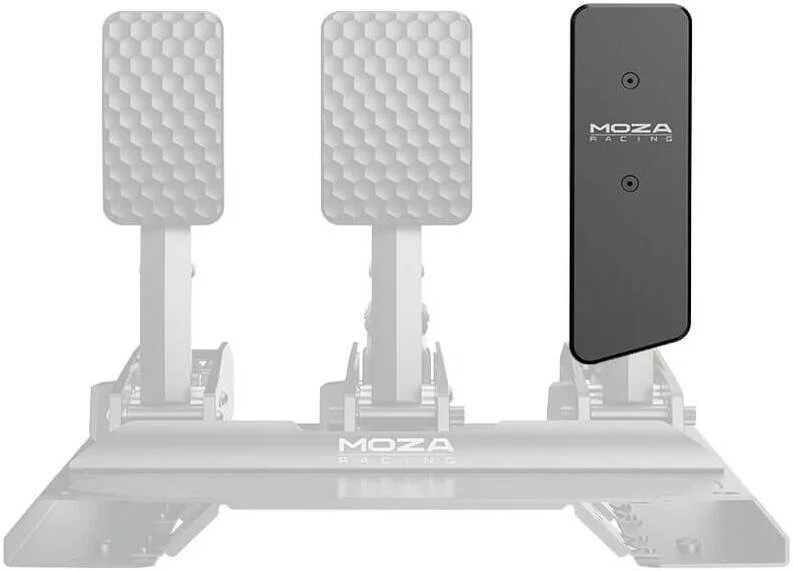 صفحه تعویض پدال گاز تمام قد MOZA CRP2، ابعاد 185mm x 60mm، جنس آلیاژ آلومینیوم CNC، مشکی