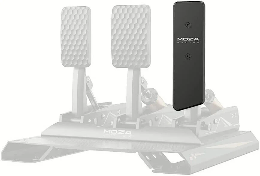 صفحه تعویض پدال گاز تمام قد MOZA CRP2، ابعاد 185mm x 60mm، جنس آلیاژ آلومینیوم CNC، مشکی