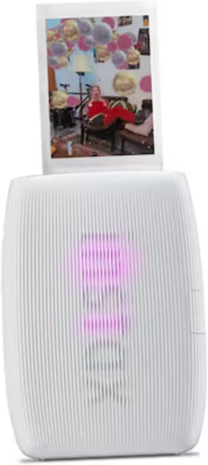 بسته پرینتر موبایل فوجی‌فیلم Instax Mini Link 3، اتصال بلوتوث 5.1، چاپ عکس‌های 2 × 3 اینچی، افزودن جلوه‌های AR سه بعدی از طریق INSTAX AiR Studio، قابل تنظیم، چاپ عکس، سفید رسی | 74101210385