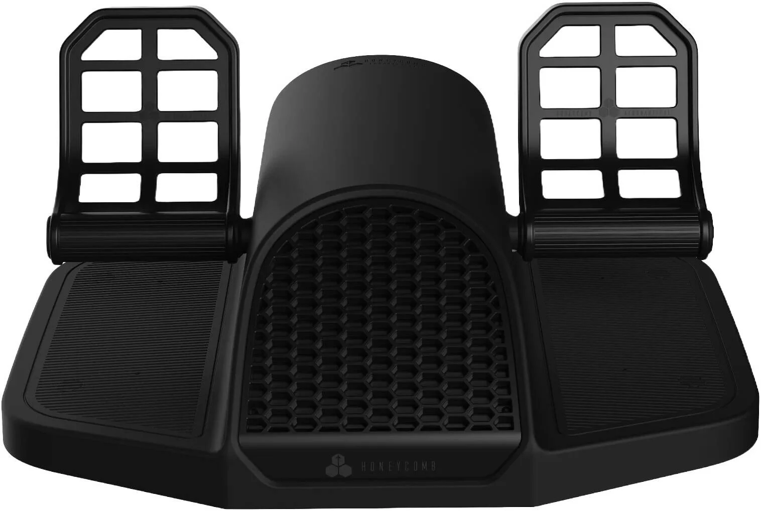 مجموعه دسته خلبانی آلفا و پنل سوییچ هانی‌کامب اروناتیکال + اهرم گاز براوو به همراه پدال‌های رادِر چارلی