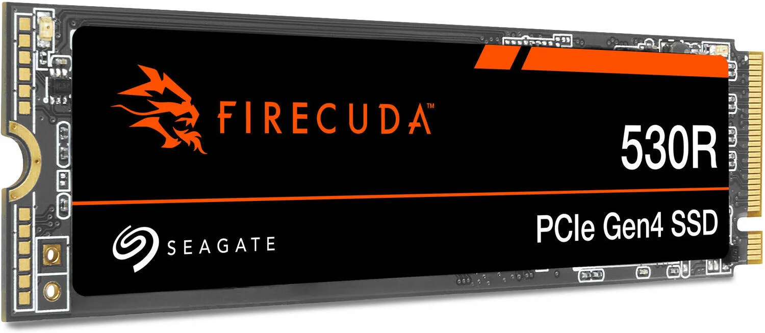 حافظه اس اس دی داخلی سیگیت FireCuda 530R، ظرفیت 1 ترابایت، فرم فاکتور M.2 2280-D2، رابط PCIe Gen4 4 NVMe 1.4، سرعت خواندن تا 7400 و نوشتن 7000، حافظه فلش 3D TLC NAND، مشکی | ZP1000GM3A063