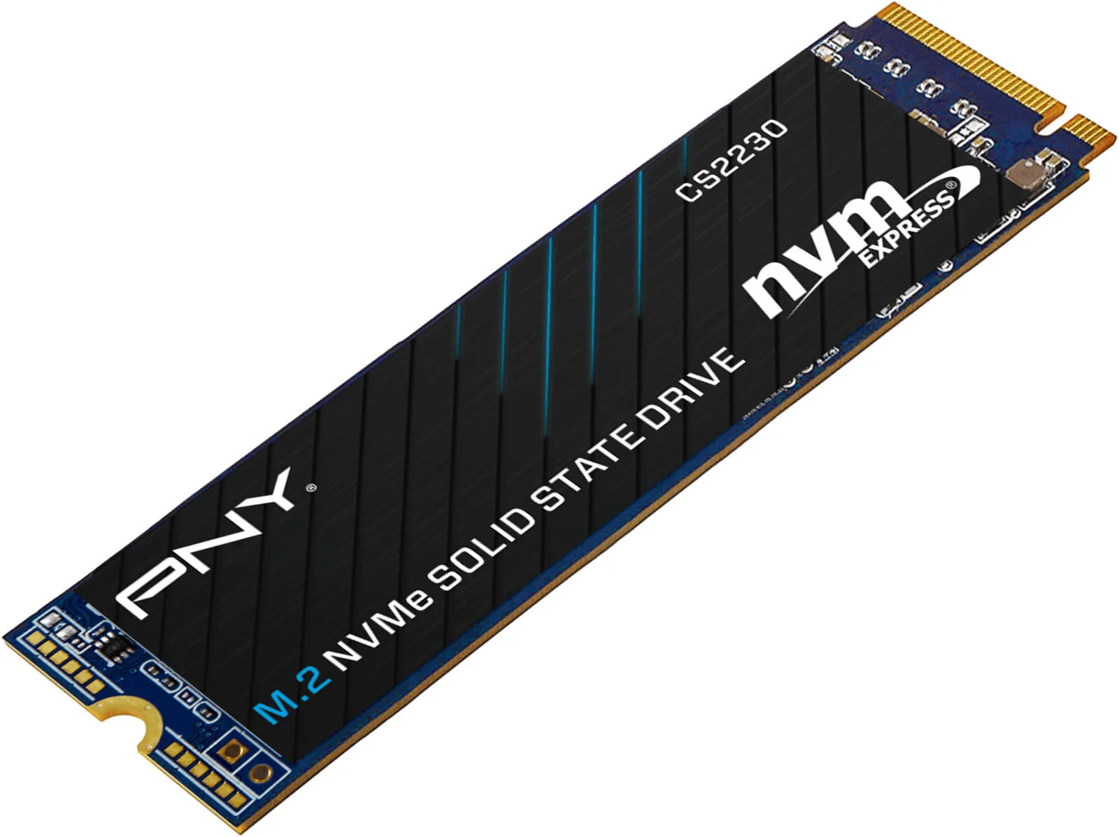 PNY CS2230 1 ترابایت M.2 NVMe PCIe 3.0 SSD داخلی، سرعت خواندن ترتیبی تا 3300 مگابایت بر ثانیه و سرعت نوشتن تا 2600 مگابایت بر ثانیه، فلش 3D NAND، پشتیبانی از SMART و TRIM، استقامت 560 ترابایت | M280CS2230-1TB-RB