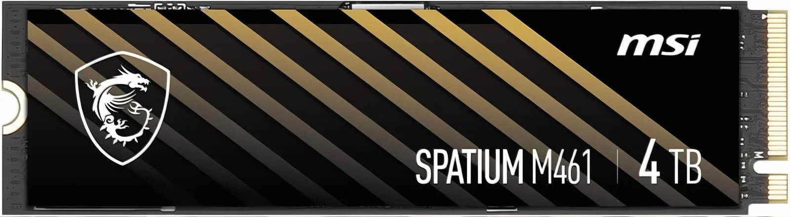 حافظه اس اس دی داخلی MSI Spatium M461 با ظرفیت 4 ترابایت، PCIe Gen4x4 M.2 2280، سرعت خواندن ترتیبی تا 5000 مگابیت بر ثانیه، سرعت نوشتن ترتیبی تا 4200 مگابیت بر ثانیه، حافظه فلش 3D NAND، 1.5 میلیون ساعت MTBF، 900 TBW | S78-440R030-P83