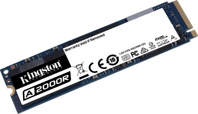 کینگستون 1 ترابایت A2000 M.2 2280, Nvme SSD داخلی PCIe تا 2000MB/S با مجموعه امنیتی کامل | SA2000M8/1000G