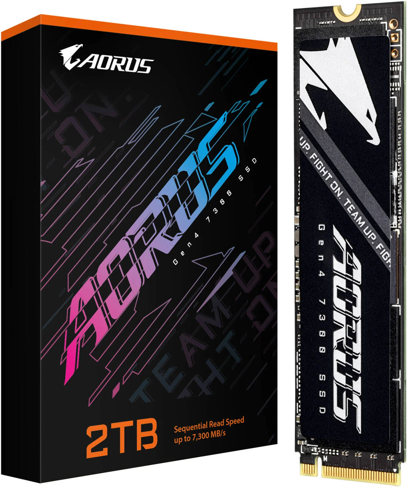 حافظه اس اس دی 2 ترابایتی GIGABYTE AORUS Gen4 7300 بدون هیت سینک، PCI-Express 4.0 x4، NVMe 1.4، M.2 2280، سرعت خواندن تا 7300 مگابایت بر ثانیه و نوشتن تا 6850 مگابایت بر ثانیه | AG4732TB N حافظه اس اس دی 2 ترابایتی GIGABYTE AORUS Gen4 7300 بدون هیت سینک، PCI-Express 4.0 x4، NVMe 1.4، M.2 2280، سرعت خواندن تا 7300 مگابایت بر ثانیه و نوشتن تا 6850 مگابایت بر ثانیه | AG4732TB N