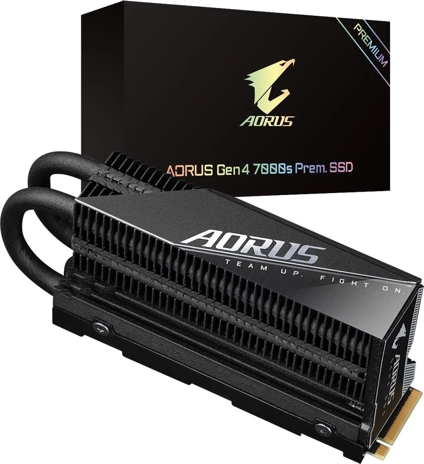 حافظه اس اس دی اینترنال گیگابایت Aorus Gen4 7000s Prem با ظرفیت 1 ترابایت، DDR4، فرم فاکتور M.2 2280، رابط PCI-Express 4.0 x4 NVMe 1.4، سرعت نوشتن تا 5500 مگابایت بر ثانیه، 3D TLC Nand | GP-AG70S1TB-P حافظه اس اس دی اینترنال گیگابایت Aorus Gen4 7000s Prem با ظرفیت 1 ترابایت، DDR4، فرم فاکتور M.2 2280، رابط PCI-Express 4.0 x4 NVMe 1.4، سرعت نوشتن تا 5500 مگابایت بر ثانیه، 3D TLC Nand | GP-AG70S1TB-P