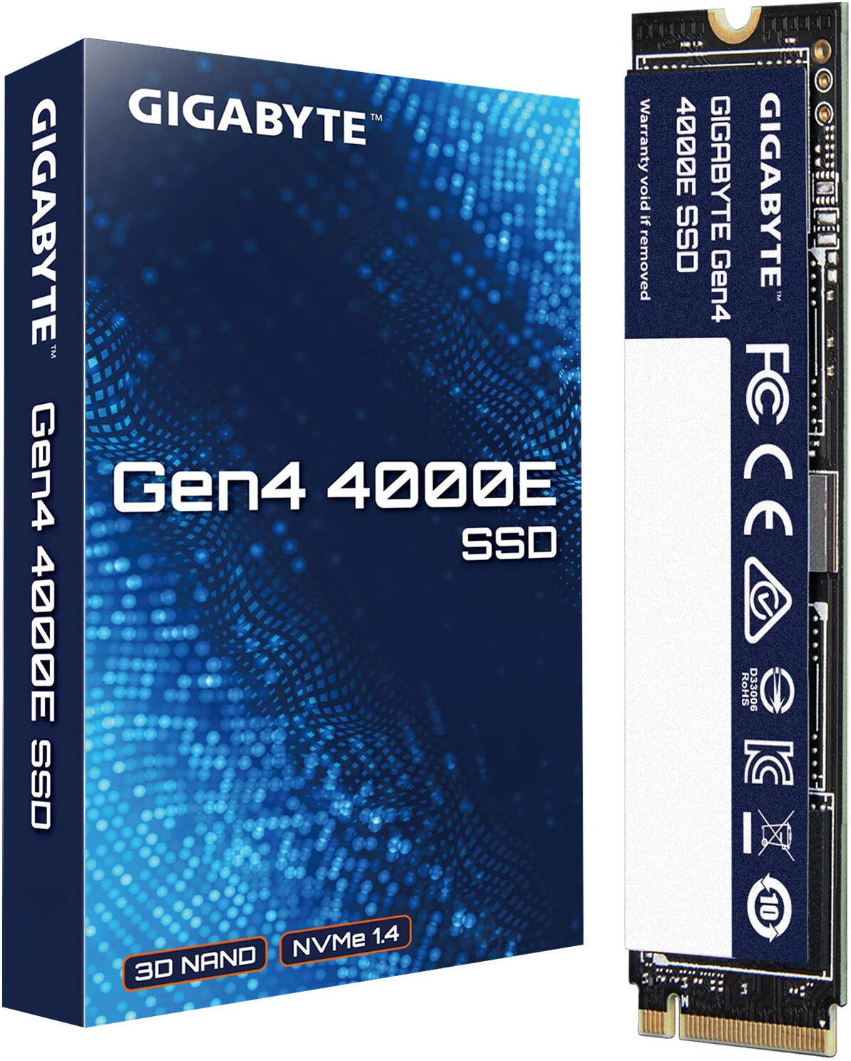 حافظه اس اس دی داخلی GIGABYTE Gen4 4000E، ظرفیت 500 گیگابایت، PCI Express 4.0x4، رابط NVMe 1.4، فرم فاکتور M.2 2280، سرعت خواندن ترتیبی تا 3600 مگابایت بر ثانیه و سرعت نوشتن ترتیبی 3000 مگابایت بر ثانیه | G440E500G