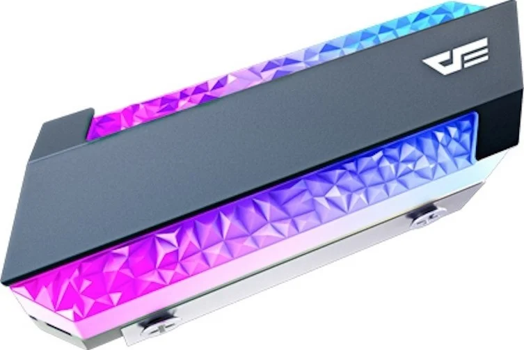 هیت سینک درایو حالت جامد Darkflash M2 ARGB، رادیاتور دفع حرارت، پدهای حرارتی سیلیکونی خنک کننده M2 NGFF مدل DM4 (غیرفعال)