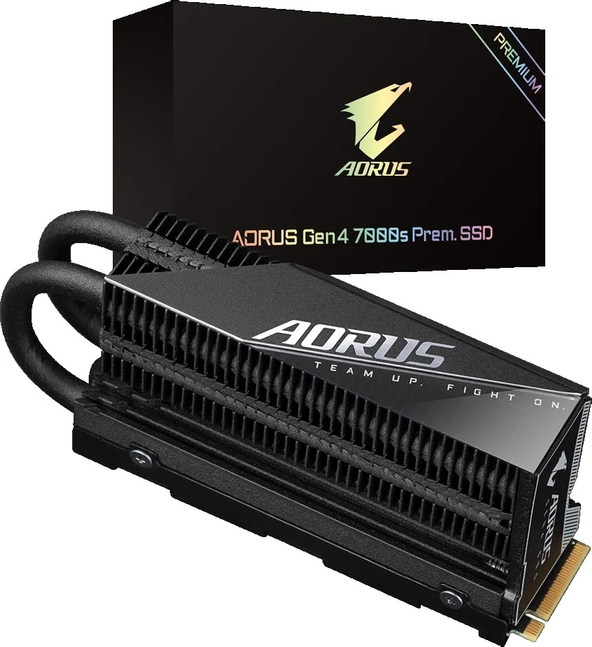 حافظه اس اس دی 2 ترابایتی گیگابایت Aorus Gen4 7000s Prem، کش خارجی DDR4 2GB، رابط PCI-Express 4.0 x4، سرعت نوشتن تا 6850 مگابایت بر ثانیه، فلش 3D TLC Nand، فرم فاکتور M.2 2280 | GP-AG70S2TB-P حافظه اس اس دی 2 ترابایتی گیگابایت Aorus Gen4 7000s Prem، کش خارجی DDR4 2GB، رابط PCI-Express 4.0 x4، سرعت نوشتن تا 6850 مگابایت بر ثانیه، فلش 3D TLC Nand، فرم فاکتور M.2 2280 | GP-AG70S2TB-P