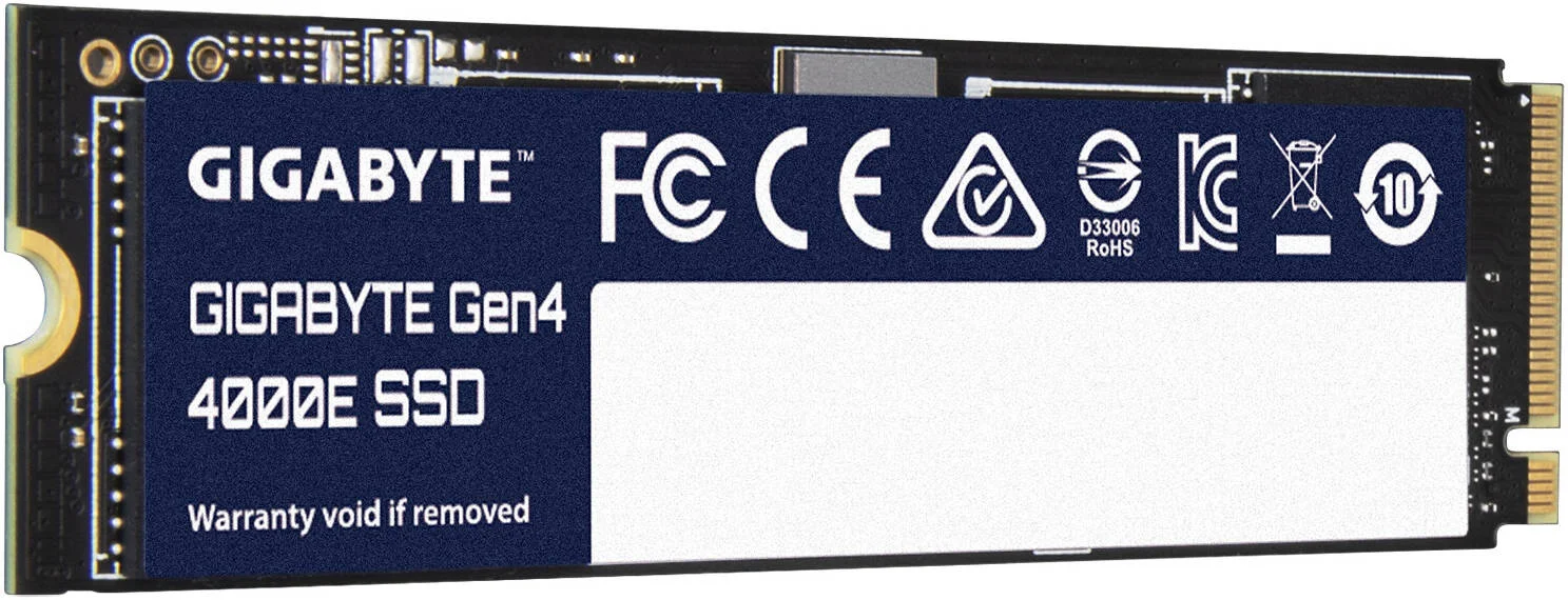حافظه اس اس دی داخلی GIGABYTE Gen4 4000E، ظرفیت 500 گیگابایت، PCI Express 4.0x4، رابط NVMe 1.4، فرم فاکتور M.2 2280، سرعت خواندن ترتیبی تا 3600 مگابایت بر ثانیه و سرعت نوشتن ترتیبی 3000 مگابایت بر ثانیه | G440E500G