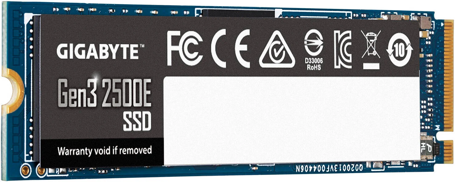 حافظه اس اس دی داخلی GIGABYTE Gen3 2500E، ظرفیت 1 ترابایت، PCIe 3.0x4، رابط NVMe 1.3، فرم فاکتور M.2 2280، سرعت خواندن ترتیبی تا 2400 مگابایت بر ثانیه و سرعت نوشتن ترتیبی تا 1800 مگابایت بر ثانیه | G325E1TB