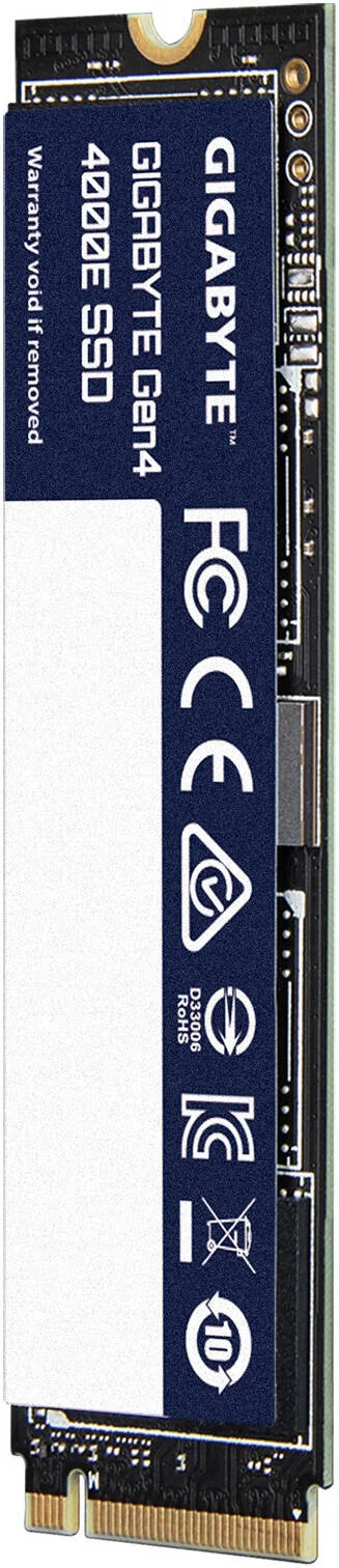 حافظه اس اس دی داخلی GIGABYTE Gen4 4000E، ظرفیت 500 گیگابایت، PCI Express 4.0x4، رابط NVMe 1.4، فرم فاکتور M.2 2280، سرعت خواندن ترتیبی تا 3600 مگابایت بر ثانیه و سرعت نوشتن ترتیبی 3000 مگابایت بر ثانیه | G440E500G