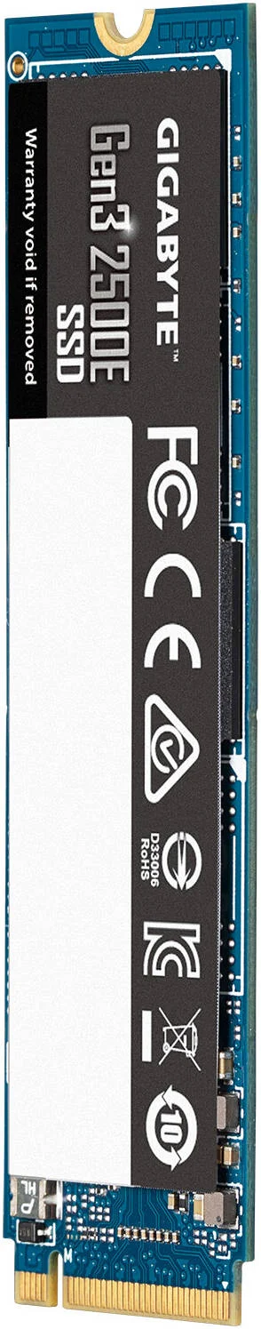 حافظه اس اس دی داخلی GIGABYTE Gen3 2500E، ظرفیت 1 ترابایت، PCIe 3.0x4، رابط NVMe 1.3، فرم فاکتور M.2 2280، سرعت خواندن ترتیبی تا 2400 مگابایت بر ثانیه و سرعت نوشتن ترتیبی تا 1800 مگابایت بر ثانیه | G325E1TB