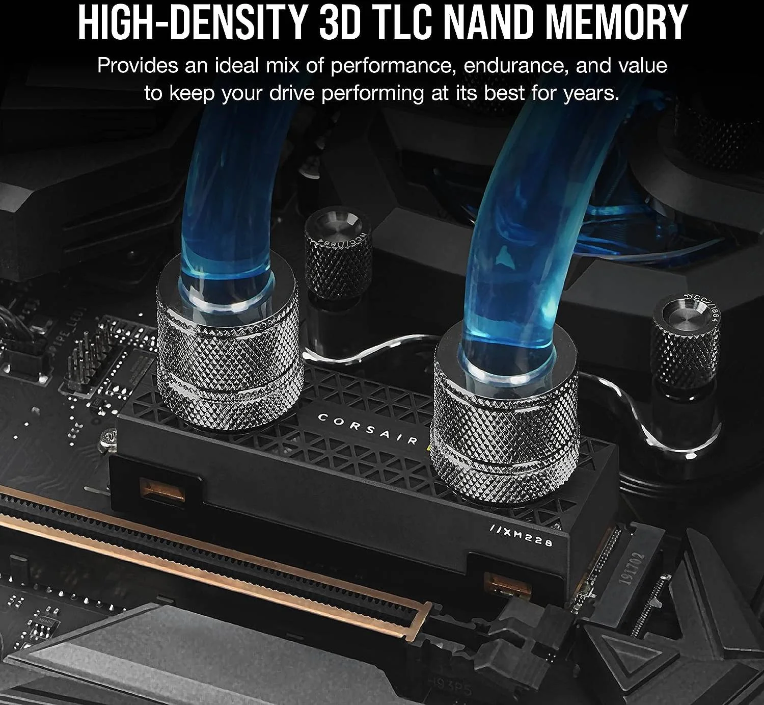 حافظه اس اس دی داخلی 4 ترابایتی Corsair MP600 Pro XT Hydro X Edition، فناوری 3D TLC NAND، سرعت خواندن تا 7100 مگابایت بر ثانیه، سرعت نوشتن تا 6800 مگابایت بر ثانیه، رابط PCIe Gen 4.0 x4، فرم فاکتور M.2 2280، مشکی | CSSD-F4000GBMP600PHXT حافظه اس اس دی داخلی 4 ترابایتی Corsair MP600 Pro XT Hydro X Edition، فناوری 3D TLC NAND، سرعت خواندن تا 7100 مگابایت بر ثانیه، سرعت نوشتن تا 6800 مگابایت بر ثانیه، رابط PCIe Gen 4.0 x4، فرم فاکتور M.2 2280، مشکی | CSSD-F4000GBMP600PHXT