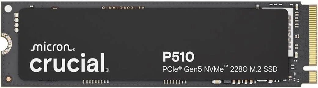 حافظه اس اس دی داخلی کروشیال P510 PCIe Gen5 NVMe M.2، ظرفیت 1 ترابایت، سرعت خواندن ترتیبی تا 11000 مگابایت بر ثانیه و سرعت نوشتن ترتیبی 9500 مگابایت بر ثانیه، استقامت 600TBW | CT1000P510SSD8 حافظه اس اس دی داخلی کروشیال P510 PCIe Gen5 NVMe M.2، ظرفیت 1 ترابایت، سرعت خواندن ترتیبی تا 11000 مگابایت بر ثانیه و سرعت نوشتن ترتیبی 9500 مگابایت بر ثانیه، استقامت 600TBW | CT1000P510SSD8