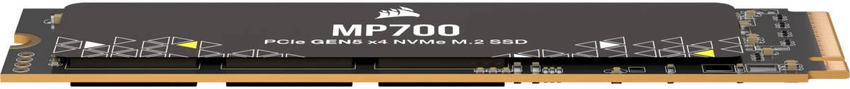 حافظه اس اس دی اینترنال CORSAIR MP700 با ظرفیت 1 ترابایت، GEN5 PCIe x4 M.2 NVMe، سرعت خواندن تا 9500 مگابایت بر ثانیه و سرعت نوشتن تا 8500 مگابایت بر ثانیه، فلش مموری 3D TLC NAND، استقامت 700TBW، 1600000 ساعت MTBF | CSSD-F1000GBMP700R2