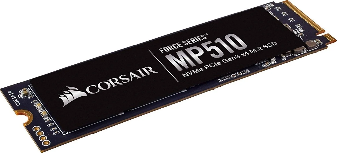 درایو حالت جامد Corsair Force Series MP510، ظرفیت 960 گیگابایت، NVMe PCIe Gen3 x 4 M.2