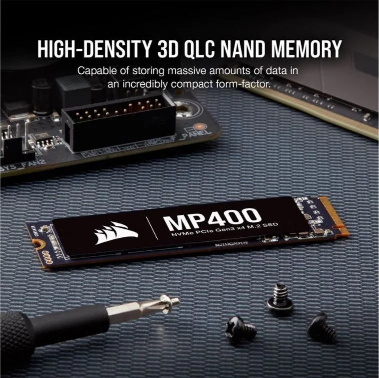 درایو حالت جامد داخلی (SSD) کرسیر MP400 M.2 2280 2 ترابایت PCI-Express 3.0 x4, NVMe 1.3 3D QLC مدل CSSD-F2000GBMP400 درایو حالت جامد داخلی (SSD) کرسیر MP400 M.2 2280 2 ترابایت PCI-Express 3.0 x4, NVMe 1.3 3D QLC مدل CSSD-F2000GBMP400