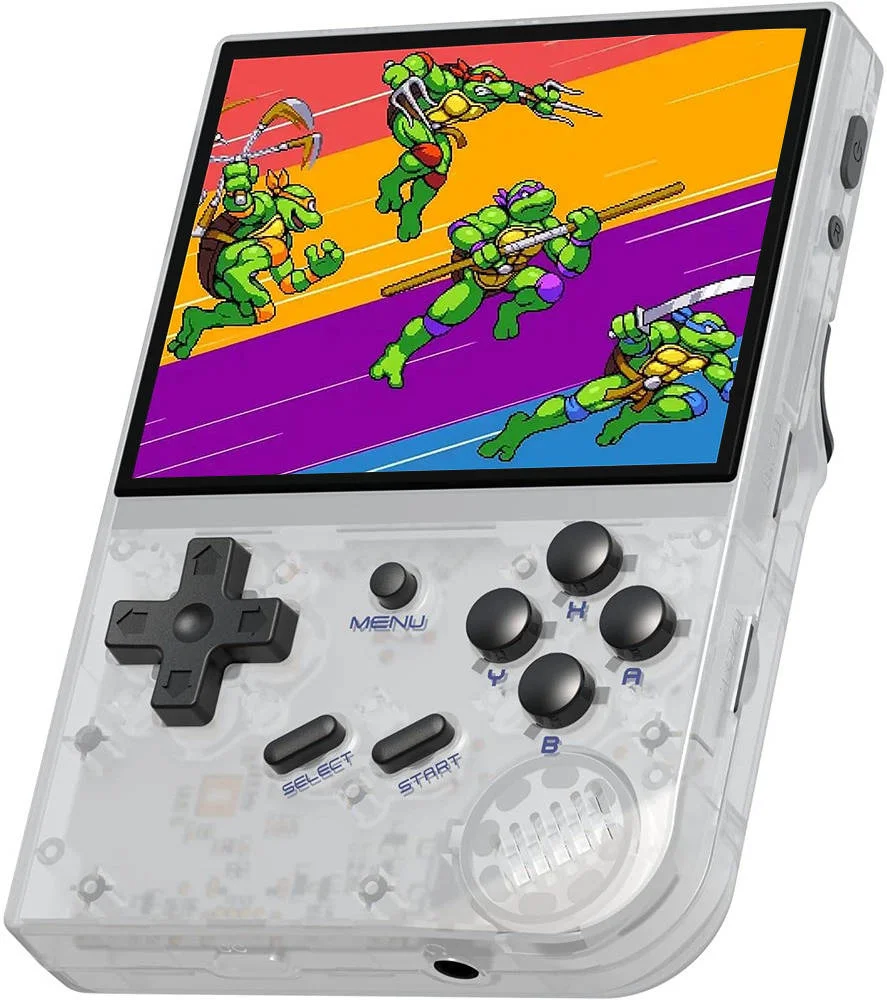 کنسول بازی دستی ANBERNIC RG35XX با 5000 بازی، صفحه نمایش 3.5 اینچی IPS OCA، سیستم لینوکس تراشه Cortex-A9، دستگاه بازی آرکید یکپارچهسازی با سیستمعامل قابل حمل، 64 گیگابایت، 2100 میلی آمپر ساعت، سفید | RG35XX-WH کنسول بازی دستی ANBERNIC RG35XX با 5000 بازی، صفحه نمایش 3.5 اینچی IPS OCA، سیستم لینوکس تراشه Cortex-A9، دستگاه بازی آرکید یکپارچهسازی با سیستمعامل قابل حمل، 64 گیگابایت، 2100 میلی آمپر ساعت، سفید | RG35XX-WH