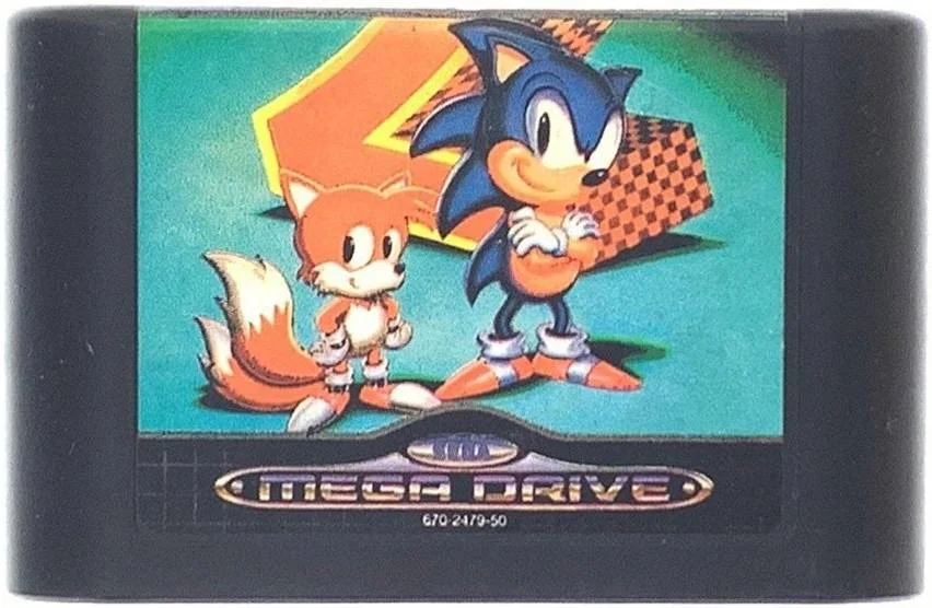 بازی سگا Sonic The Hedgehog 2 برای مگا درایو، کارتریج 16 بیتی، منطقه PAL | 4974365610517